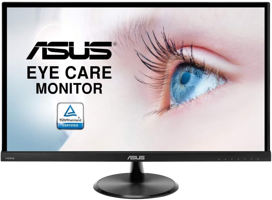ASUS VC279HE 27" Full HD IPS Frameless Monitor VGA HDMI DP DVI-D 5ms