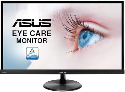 ASUS VC279HE 27" Full HD IPS Frameless Monitor VGA HDMI DP DVI-D 5ms