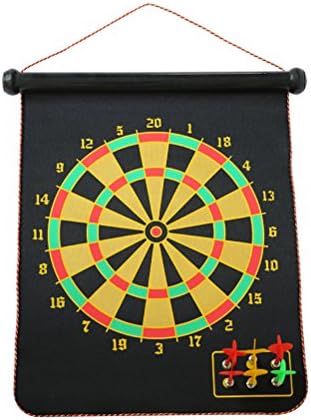 Kale Magnetic Roll-up Dartboard Set with Darts of 3 Sizes with Leisure and Safety-Medium