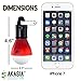 AKASIA COLLECTION Waterproof Portable Outdoor LED Hanging Tent Light Bulb for Camping, Backpacking, Hiking, Emergency Lighting, Battery Powered Outdoor Lights [4 Packs]