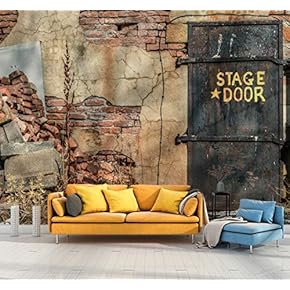 Wall Mural Brick Wall Background Removable Wallpaper Wall Sticker for Bedroom Living Room - 66x96 inches