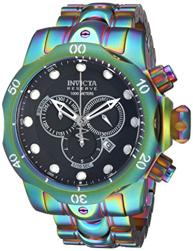 Invicta Men's 'Reserve' Quartz Stainless Steel Casual watchMulti Color (Model: 19764)