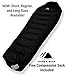 Hyke & Byke Snowmass 0 F Hiking & Backpacking Sleeping Bag - 4 Season, 650FP Duck Down Sleeping Bag - Ultralight - Black - 87in - Long
