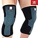 Mava Sports Knee Support Sleeves (Pair) for Joint Pain & Arthritis Relief, Improved Circulation Compression - Effective Support for Running, Jogging,Workout, Walking & Recovery (Black&Blue, Large)