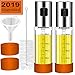 CHUANGSIxx sprayer Mister for Cooking 3.4-Ounce Capacity Food-grade Glass Bottle Vinegar Mist Spray Dispenser for BBQ Salad Baking Roasting Grilling Frying, Bonus a Cleaning Brush (2 Piece set)