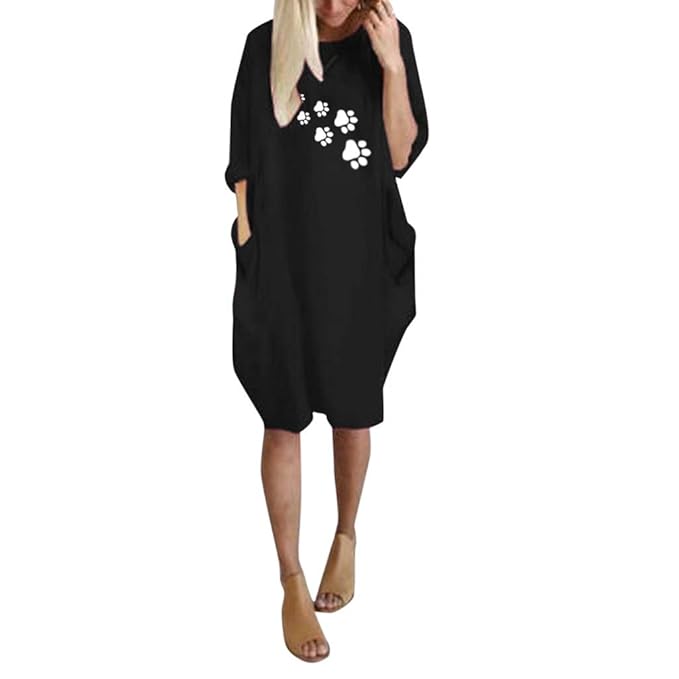 long sleeve black dress plus size