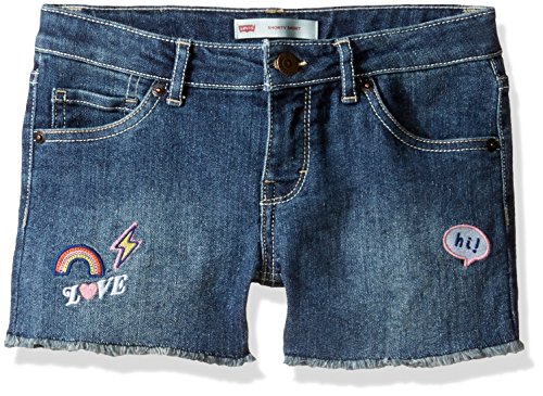 Levi's Girls' Denim Shorty Shorts