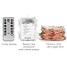 Fairy Lights Battery Operated YIHONG 8 Modes String Lights 39FT Copper Wire 120 LED Starry Lights Firefly Lights Remote Control with Timer for Wedding Halloween Christmas Party Decor (Warm White)