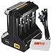 Nitecore i8 Intelligent Multi-Slot Charger with USB Output for Li-ion/IMR/Ni-MH/Ni-Cd 26650 22650 18650 18490 18350 17670 17500 16340 RCR123 14500 10440 AA AAA C D and LumenTac Battery Organizer