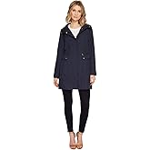 Cole Haan Women's Back Bow Packable Hooded Rain Jacket