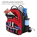 WORKPRO Tool Backpack - 41-Pocket Heavy Duty Jobsite Tool Bag with Padded Laptop Sleeve - Perfect Storage & Organizer for a Contractor, Electrician, Plumber, HVAC, Cable Repairman