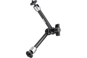 SMALLRIG 9.5 inch Adjustable Power Articulating Magic Arm with Both 1/4" Thread Screw for LCD Monitor/LED Lights - 2066B