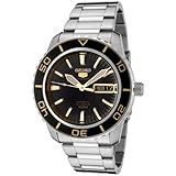 Seiko Men's SNZH57 Seiko 5 Automatic Black Dial Stainless Steel Watch