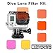 Koroao Professional Underwater Switchable Diving Filter Set for Gopro Hero HD 3+ 4 Hero+, Hero+LCD Cameras Sports Accessory