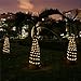 Aluvee Solar Rope String Light Outdoor,Garden Decoration Outdoor Waterproof Rope String Christmas Lamp Wedding Party Tree Xmas Decoration Tree Xmas (33ft/100LED,Warm White + PVC Tube)