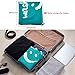 IHOMAGIC Laundry Bags Large 120L Foldable Storage Travel Bag with Drawstring Washable by Hand Dirty Clothes Bags for Home Dormitory Travel Bag Smile Fabric Bag Blanket Quilt Bag, Blue