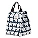 Whitelotous Cute Canvas Tote Bag Thermal Cooler Insulated Lunch Bag Portable Picnic Bag (Polar bear)