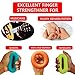 Hand Grip Strengthener Exercisers Set of 3, maxin 3 Levels Ring Round Silicone Hand Grippers Strengtheners-Perfect for Increasing Hand, Finger, Wrist, and Forearm Strength.