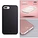 iPhone 7 Plus Case, iPhone 8 Plus Case, Wellerly LED Illuminated Selfie Light Cell Phone Case Cover [Rechargeable] Light Up Luminous Selfie Flashlight Case for iPhone 7 / 8 Plus 5.5inch (Black)