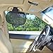 TFY Car Interior Roof Handle Sunshade Sun Protection Plus Glare Reduction for Driver and Passengers
