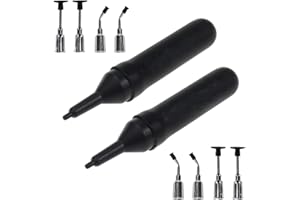 Dahszhi Vacuum Sucking Pen IC SMD Pick Up Pen with 4 Suction Heads - Pack of 2 Set