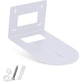 PTZ Camera Wall Mount Bracket Compatible with HuddleCam, Sony, AVIPAS, SMTAV, FOMAKO, PRISUAL &amp; More, Universal Holder Shelf, by Brainwavz (White)