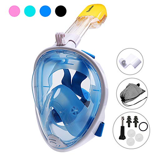 #LightningDeal 96% claimed: Full Face Snorkel Mask DasMeer Seaview 180 ...