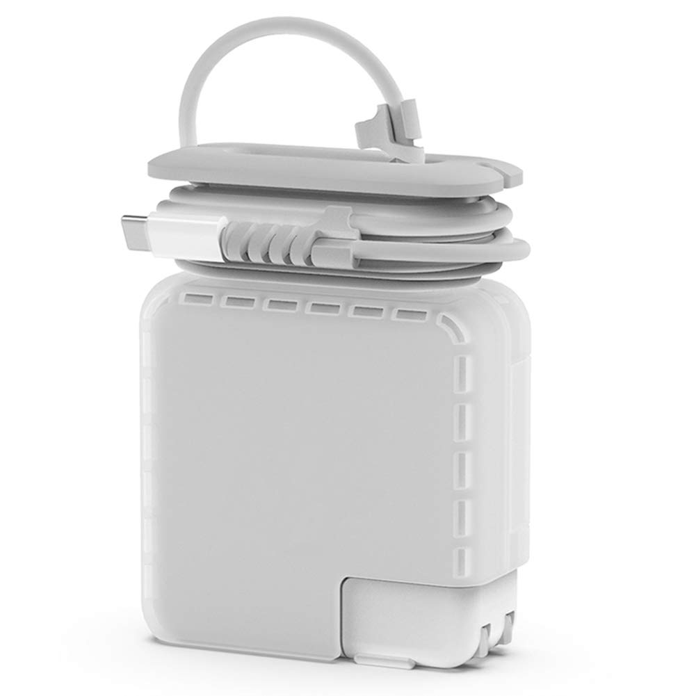 Travel Cord Organizer for MacBook Pro Charger, Retractable Extension Cord for MacBook Air Charger Power Adapter 61W 65W Cable Management Computer Accessories for MacBook Pro 13 Inch