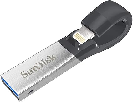 Sandisk 128 Go Cle Usb Ixpand Performances Haute Vitesse Liberez De L Espace Sur Votre Iphone Ipad Connecteur Lightning Flexible Connecteur Usb 3 0 Design Compact Amazon Fr Informatique