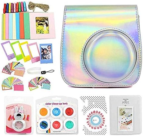 WOGOZAN for Fujifilm Instax Mini 9 Instant Camera Accessories Bundle Includes Camera Case, Filters, Album, Lens, and More