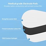 Comfytemp Wireless TENS Pads 4 Pack 5.1x2.4 inch Reusable Self Adhesive view 2
