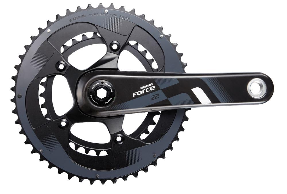 Sram Road SRAM Force22 Crankset - GXP, 172.5 mm, 50t-34t