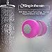 JEMMA Waterproof Bluetooth Speaker Wireless Shower Portable Hand-Free Call with Mic(Pink)