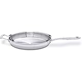 360 Stainless Steel Frying Pan, Handcrafted in the USA, Induction Cookware, Dishwasher Safe, Oven Safe, Surgical Grade Stainl