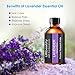 URbeauty Lavender Essential Oil, 100% Pure Lavender Oil, Natural Essential Oils Perfect for Aromatherapy, Relaxation, DIY, Improved Mood-4 Ounce/120 Milliliters