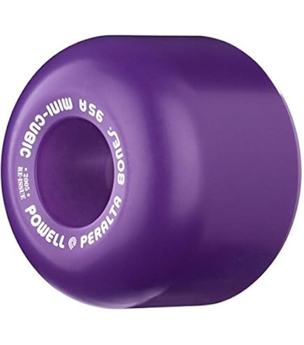 スケートボード POWELL PERALTA MINI-CUBIC 64mm(x58mm)95a Powell Peralta Mini-Cubic Skateboard Wheels 64mm 95a - White