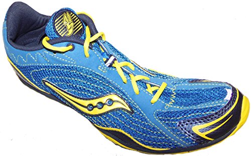 Saucony Mens Shay Xc Running Spike Track Shoe Blue Yellow - Main Image