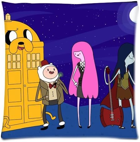 Mark Fashion Custom Adventure Time TARDIS 4 Throw Pillow Covers 20 x 20 Pillowcase Cover