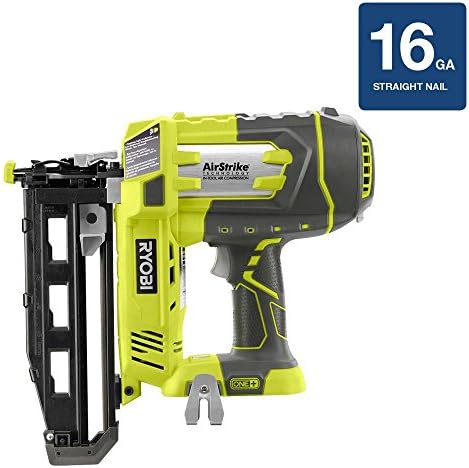 Ryobi 18-Volt ONE+ AirStrike 16-Gauge Cordless Straight Nailer (Tool-Only)