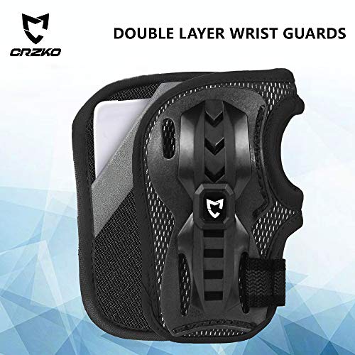 image for CRZKO Kids/Youth Protective Gear, Knee Pads and Elbow Pads with Wrist 