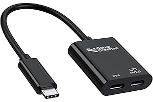 CableCreation USB C to AR Glasses and Charging Adapter,Charge and Play,4K@60Hz/1080P@120Hz,100W Fast Charging Compatible with