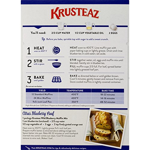 2 Krusteaz+Blueberry+Supreme+Muffin+17+1+Ounces