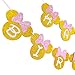 Pink And Gold Glitter Minnie Happy