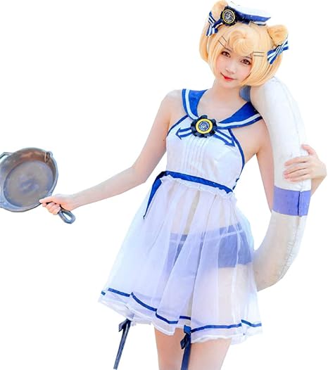 Amazon Monenjoycos アークナイツ Arknights グム 水着 制服 コスプレ衣装 コスプレ ワンピース ドレス Cos Cosplay コスチューム コスプレ 仮装 通販