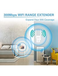 Extensor de alcance WiFi N300 2,4 GHz 300 Mbps repetidor de señal inalámbrica Booster con doble antena externa