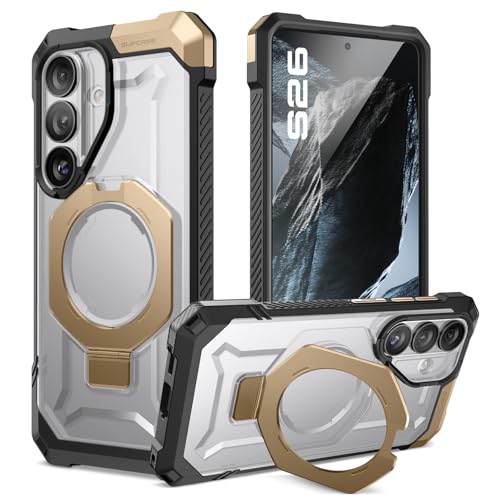 SUPCASE für Samsung Galaxy S26 Hülle mit Ringhalter Slim Case, Desert