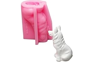 Dog Animal Figurine Silicone Molds Epoxy Resin for Making Fondant Chocolate Cake Baking Educational