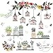 SuzSan Birdcage Flowers Wall Stickers Spring Green Potted Plant Decals Home Decor kit