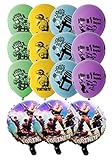 Fortnite Birthday Balloons 15pcs - 12 Latex and 3 Foil Balloons Fortnite Party Supplies Gamer Decoration