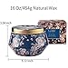 Scented Candle 16OZ Large Ceramic Jar Soy Candle Gift, Bamboo Lime Fresh Home Fragrance, 3-Wick Natural Wax, Birthday Candle Gifts for Women